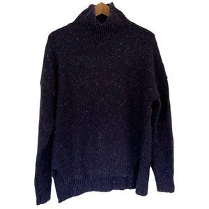 {enThread} Navy Speckled Turtleneck - Large